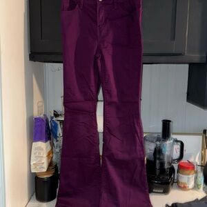 Zenana plum size S bootcut. Never worn.